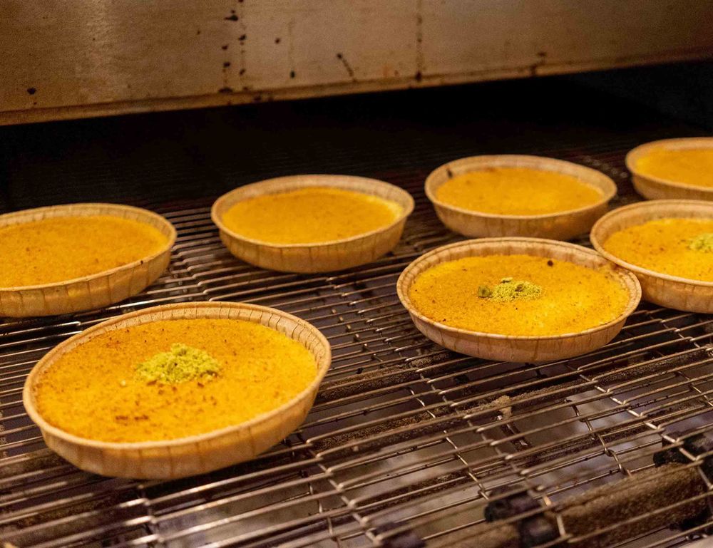 The Bearded Bakers Smash Stereotypes with Cheesy Middle Eastern Knafeh